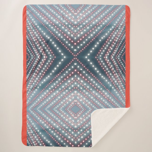 Flamingo Style Decke Groß Sherpadecke (Vorderseite)