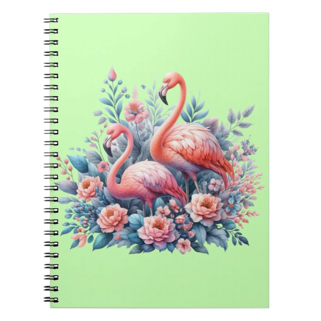 Flamingo Sublimierung-95158 Notizblock (Vorderseite)