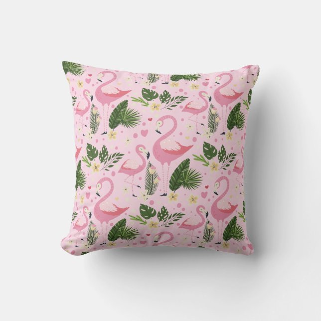 Flamingo Summer Collection 1 Design 8 Kissen (Vorderseite)