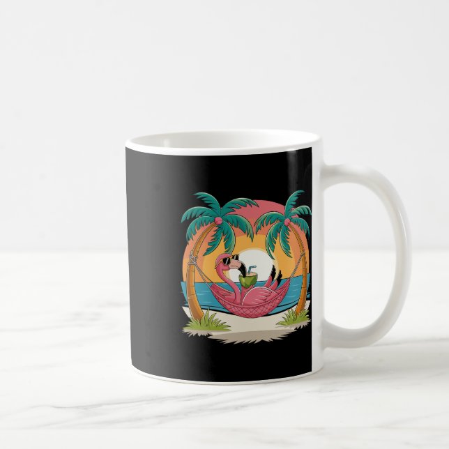 Flamingo Summer Vacation Family Matching Wiederseh Kaffeetasse (Rechts)