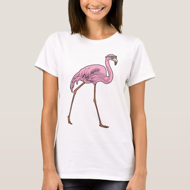 Flamingo Sunglasses T-Shirt (Vorderseite)