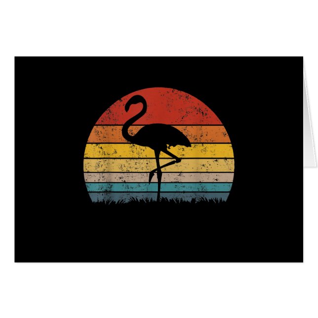 Flamingo Sunset Flamingo Gift (Vorderseite (Horizontal))