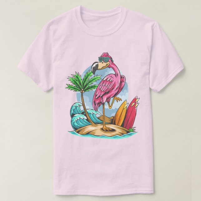 Flamingo-T - Shirt (Design vorne)