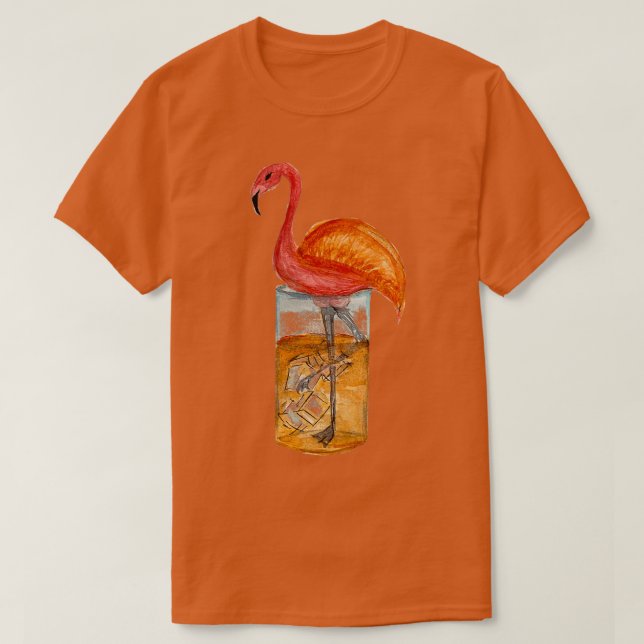 Flamingo T-Shirt (Design vorne)