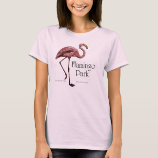 Flamingo-T-Shirt im Vintage-Stil T-Shirt