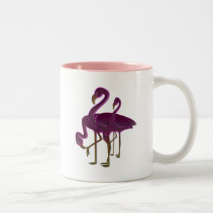 Flamingo-Tasse Zweifarbige Tasse