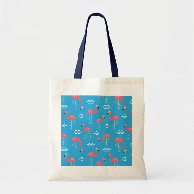 Flamingo Tote Bag Tragetasche (Vorne)