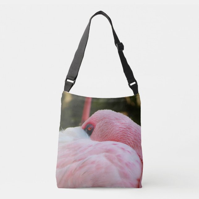 Flamingo Tragetaschen Mit Langen Trägern (Vorderseite)