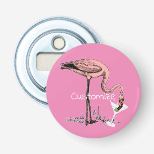 Flamingo Trinkt Martini Thunder_Cove Flaschenöffner