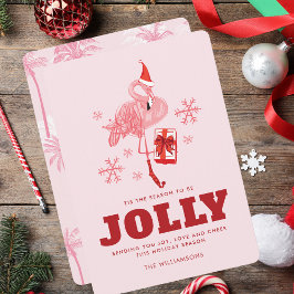 Flamingo Tropical Beach Weihnachten