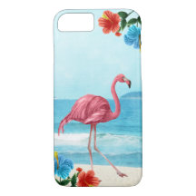 Flamingo Tropical iPhone Case Cover
