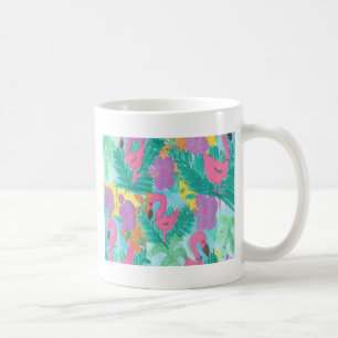 Flamingo Tropical Jungle Pattern Tasse