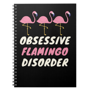 Flamingo Tropical Obsessive Flamingo-Störung 546 Notizblock