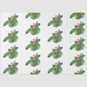 Flamingo Tropical Vibes Serie Design 12 Seidenpapier
