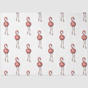 Flamingo Tropical Vibes Serie Design 1 Seidenpapier