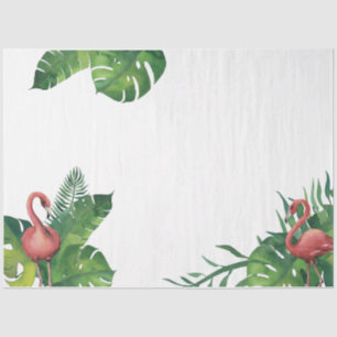 Flamingo Tropical Vibes Serie Design 6 Seidenpapier