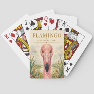 Flamingo Tropische Feuchtgebiete Wildtiere Spielkarten