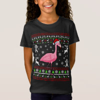Flamingo Ugly Christmas Pajama Niedlich Bird Anima