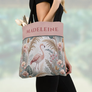 Flamingo und Foliage in Dusty Pink und Sage