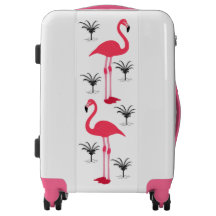Flamingo-und Palmen