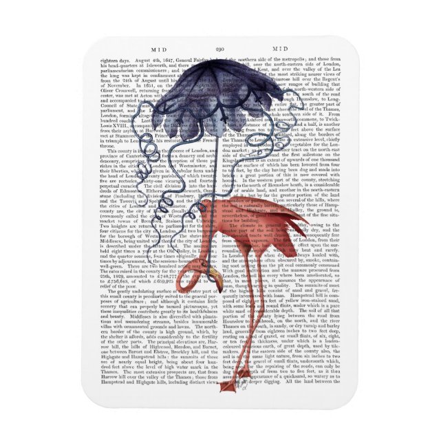 Flamingo und Parasol Magnet (Vertikal)