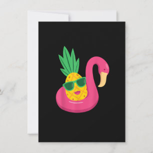 Flamingo Upside Down Ananas Swinger Men & Wome Einladung