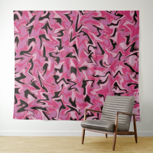 Flamingo versteckt..... wandteppich (Beispiel (Horizontal))