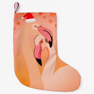 Flamingo-Vögel Weihnachtsstrumpf Kleiner Weihnachtsstrumpf