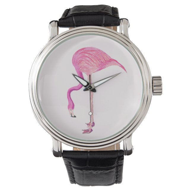 Flamingo watch armbanduhr (Vorderseite)
