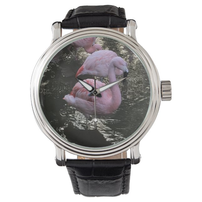 Flamingo watch armbanduhr (Vorderseite)