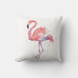 Flamingo Watercolor Kissen