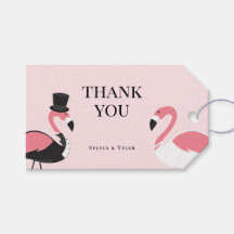 Flamingo Wedding Thank You