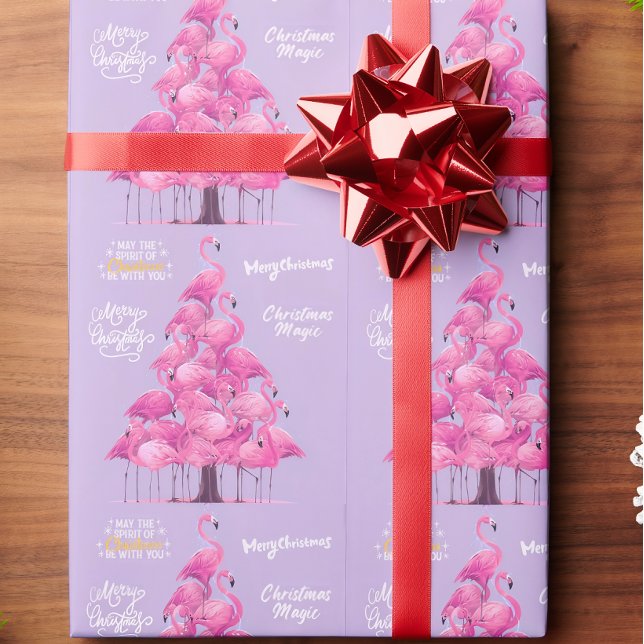 Flamingo Weihnachten  Geschenkpapier (Von Creator hochgeladen)