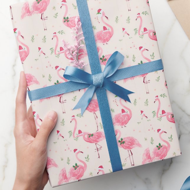 Flamingo Weihnachten  Geschenkpapier (Von Creator hochgeladen)