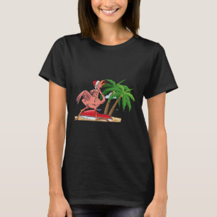Flamingo Weihnachten im Juli Cool Tropischer Vogel T-Shirt