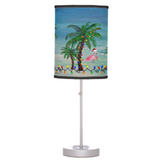 Flamingo-Weihnachts-Tischlampe