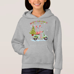 Flamingo Weihnachtsmannmütze Xmas Light Motobike W Hoodie