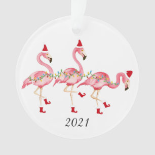 Flamingo Weihnachtsschmuck Ornament