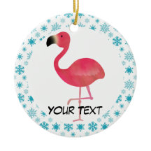 Flamingo-Weihnachtsverzierungs-Geschenk