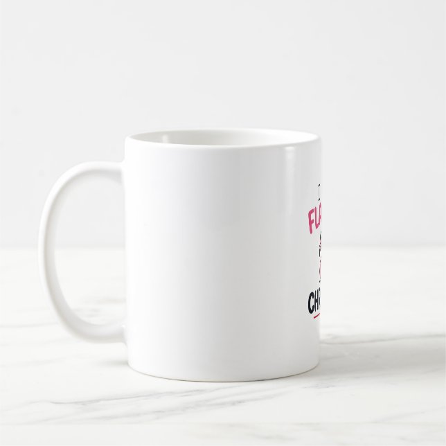Flamingo Weihnachtszitat Vektor Kaffeetasse (Links)