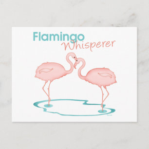 Flamingo Whisperer Postkarte