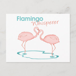 Flamingo Whisperer Postkarte