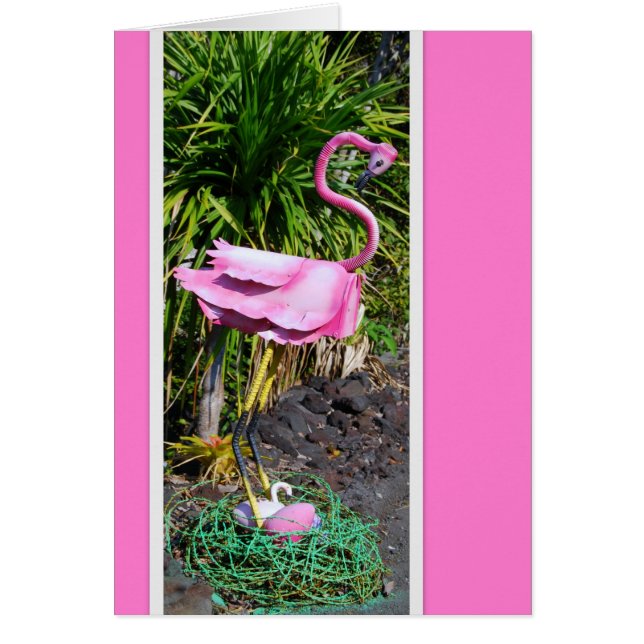 Flamingo with Nest Mailbox (Vorne)