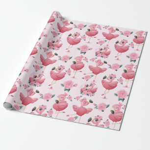 Flamingo Wrapping Paper Geschenkpapier