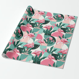 Flamingo Wrapping Paper Geschenkpapier