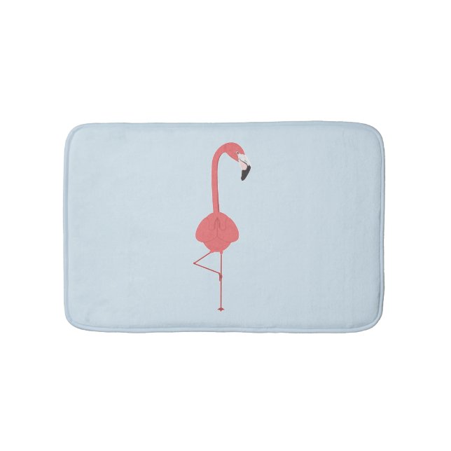 FLAMINGO-YOGA BADEMATTE (Vorderseite)