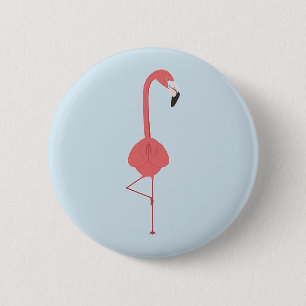 FLAMINGO YOGA BUTTON