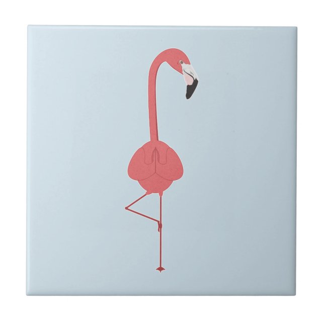 FLAMINGO YOGA FLIESE (Vorderseite)