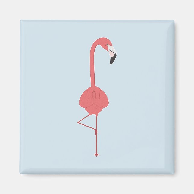 FLAMINGO YOGA MAGNET (Vorne)