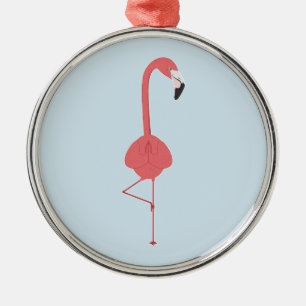 FLAMINGO-YOGA ORNAMENT AUS METALL